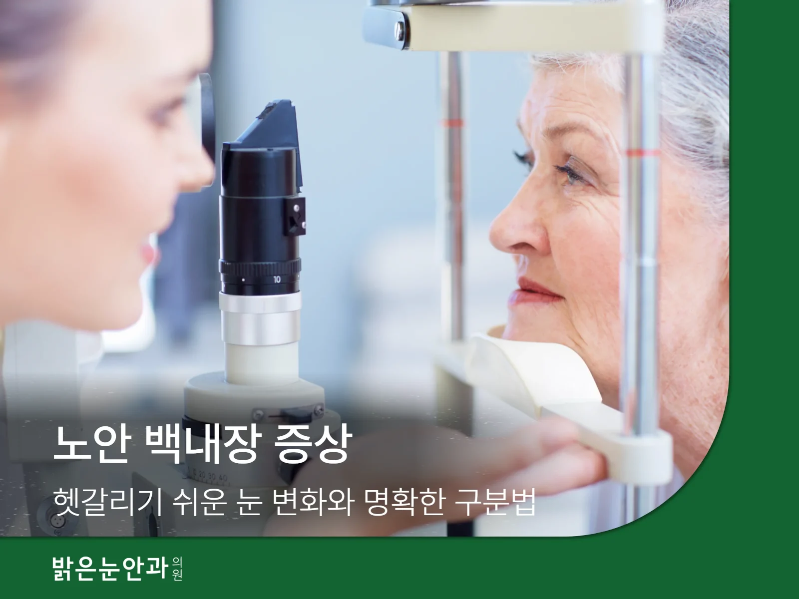 노안 백내장 증상